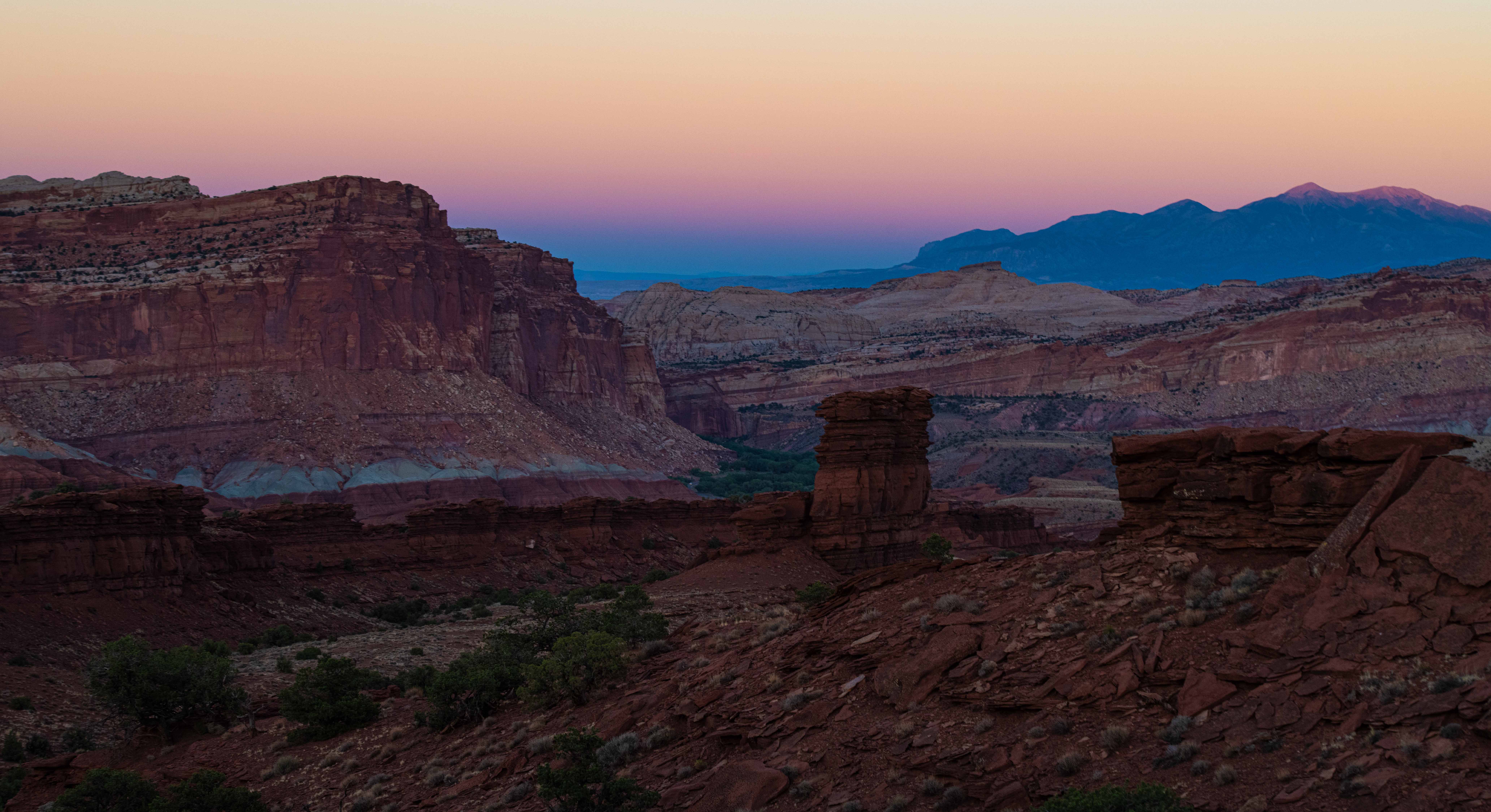 Sunset Point in Capitol Reef National Park